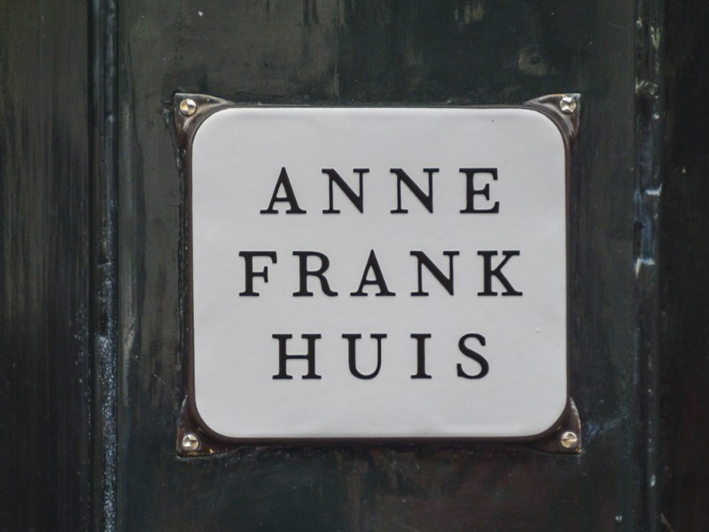 Anne Frank Haus Museum Amsterdam Schild