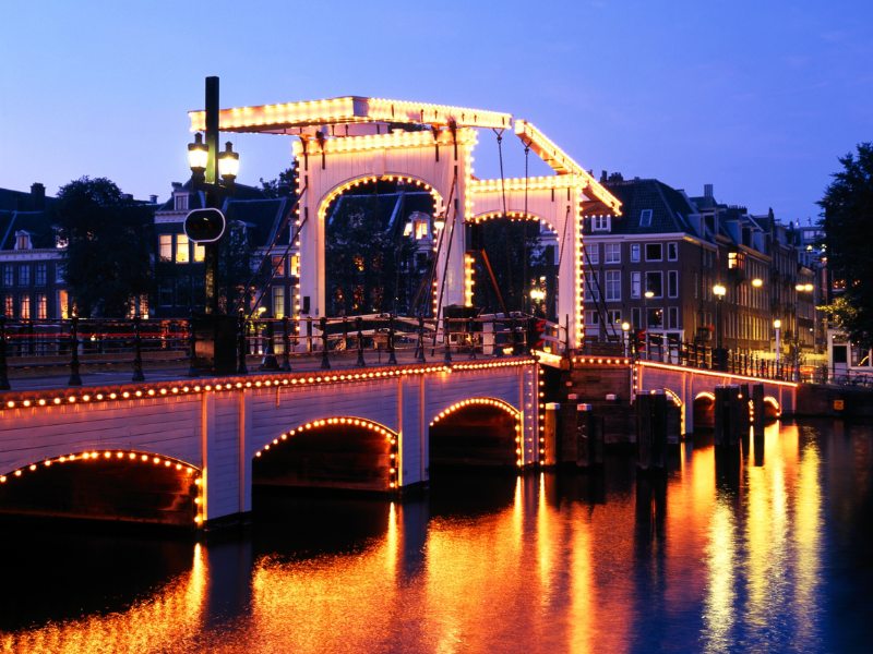 Brücke Magere Brug Amsterdam