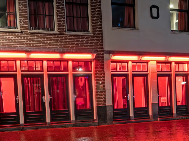 Fenster Red Light District Amsterdam