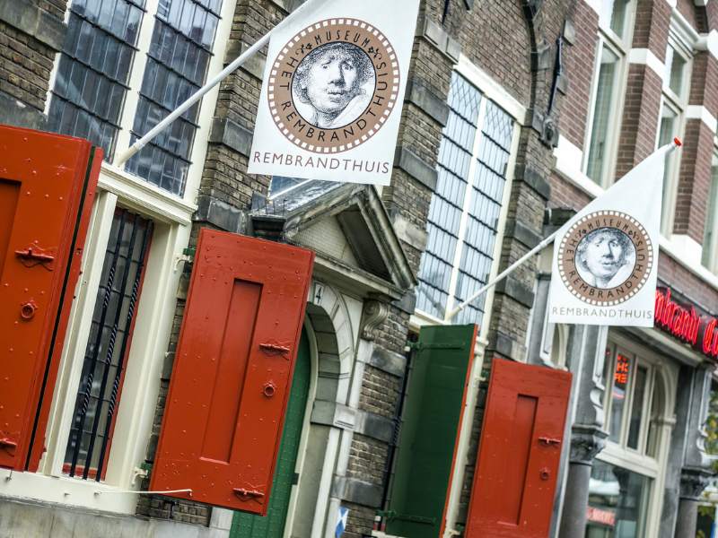Rembrandthaus Amsterdam Eingang