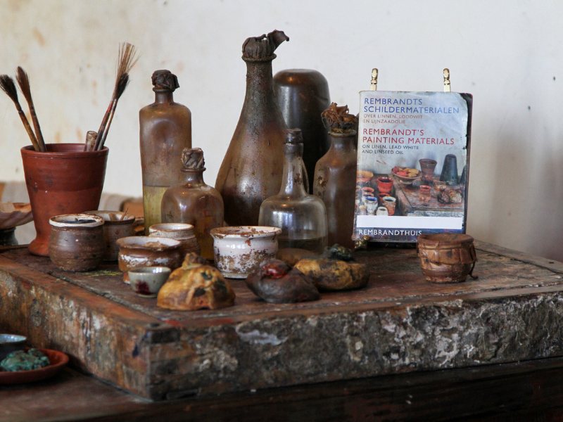 Rembrandts Farbtisch