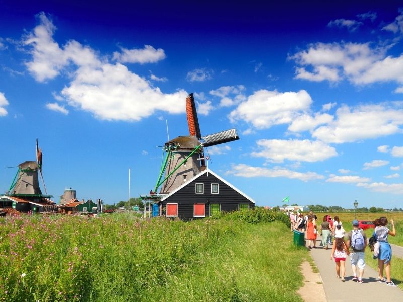 Spaziergang Zaanse Schans Niederlande