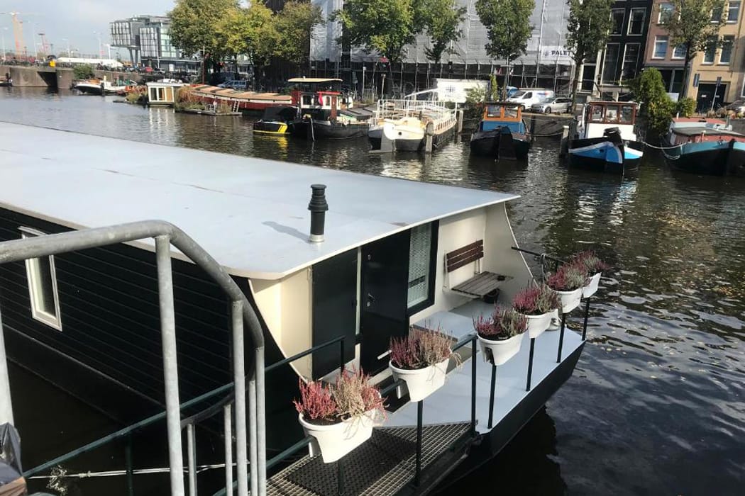 Schone Ubernachtung Amsterdam Hausboot Bild